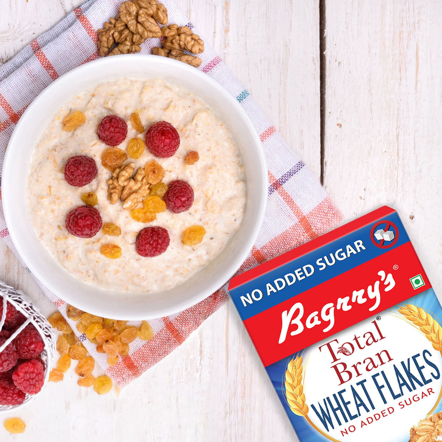 Total Bran Wheat Flakes - No Added Sugar
