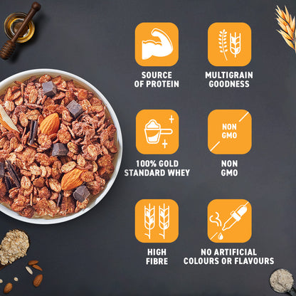 Whey Protein Muesli - Chocolate, Almonds