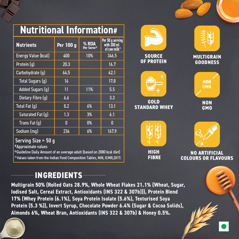 Whey Protein Muesli - Chocolate, Almonds