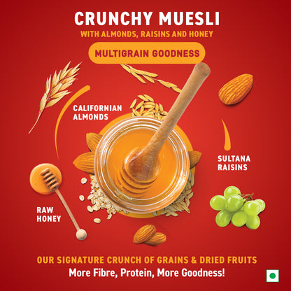 Crunchy Muesli - Almonds, Raisins &amp; Honey