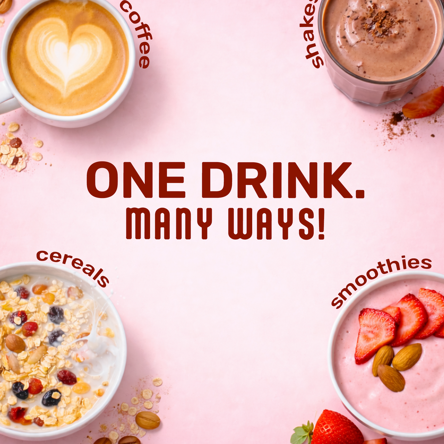 Almond Drink 1L- Plant Based, Gluten Free
