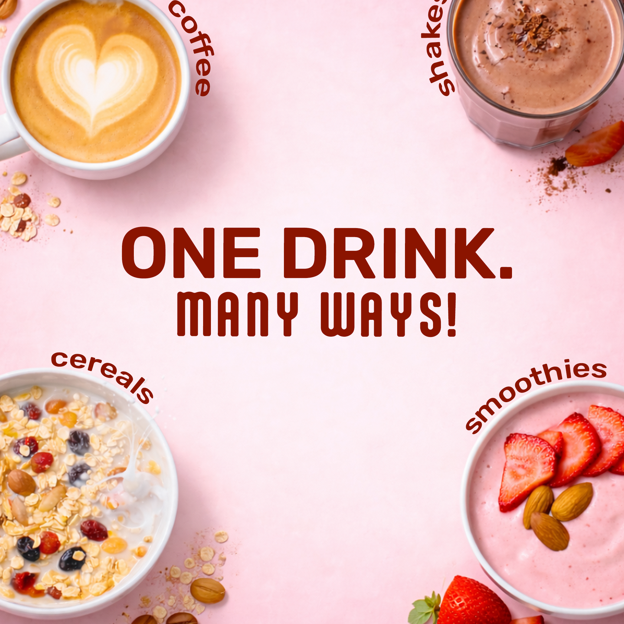Almond Drink 1L- Plant Based, Gluten Free