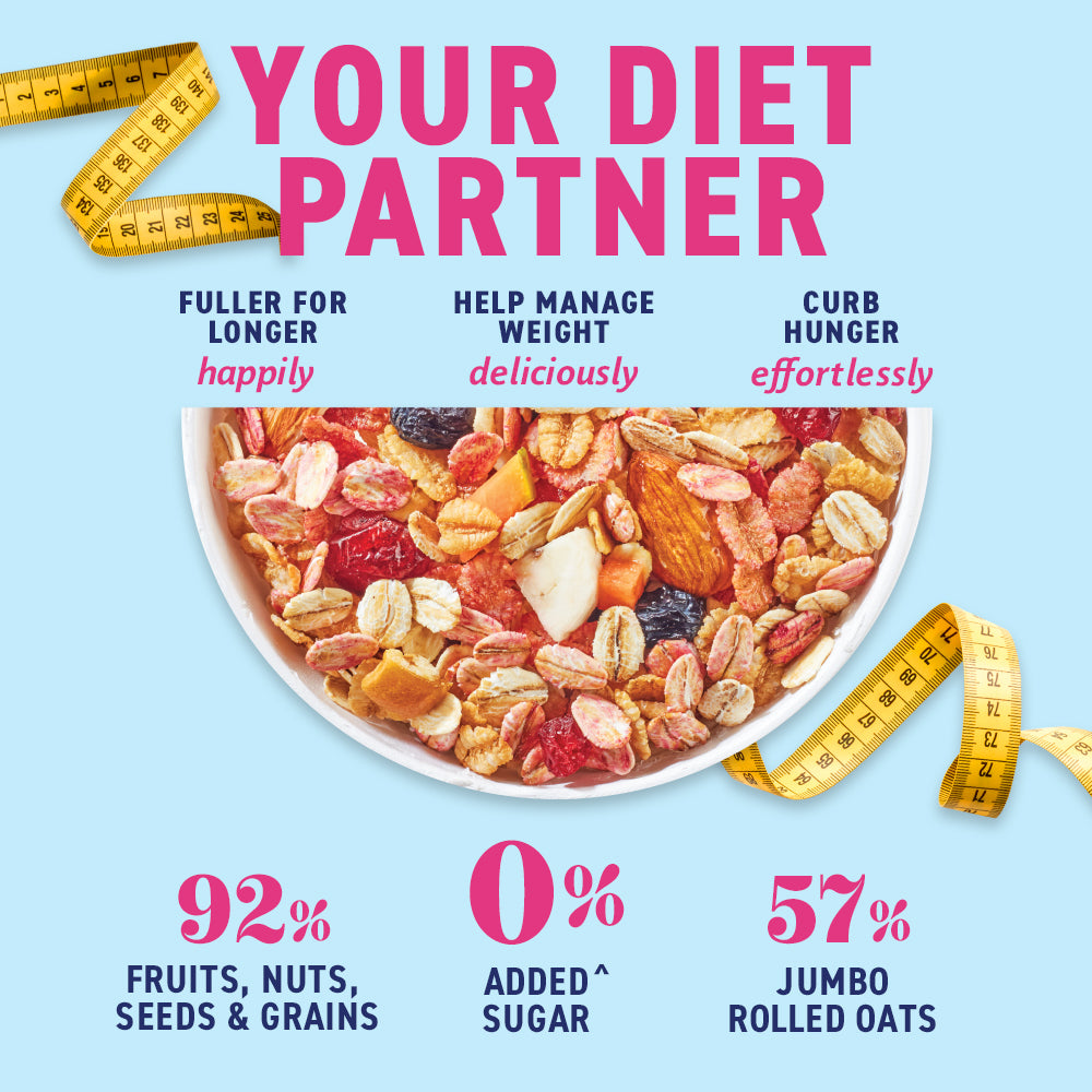 No Added Sugar Muesli- Fruits, Nuts &amp; Seeds