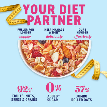 No Added Sugar Muesli- Fruits, Nuts &amp; Seeds