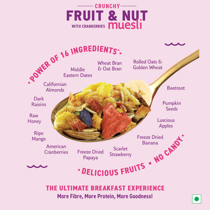 Crunchy Muesli Fruit &amp; Nut with Cranberries