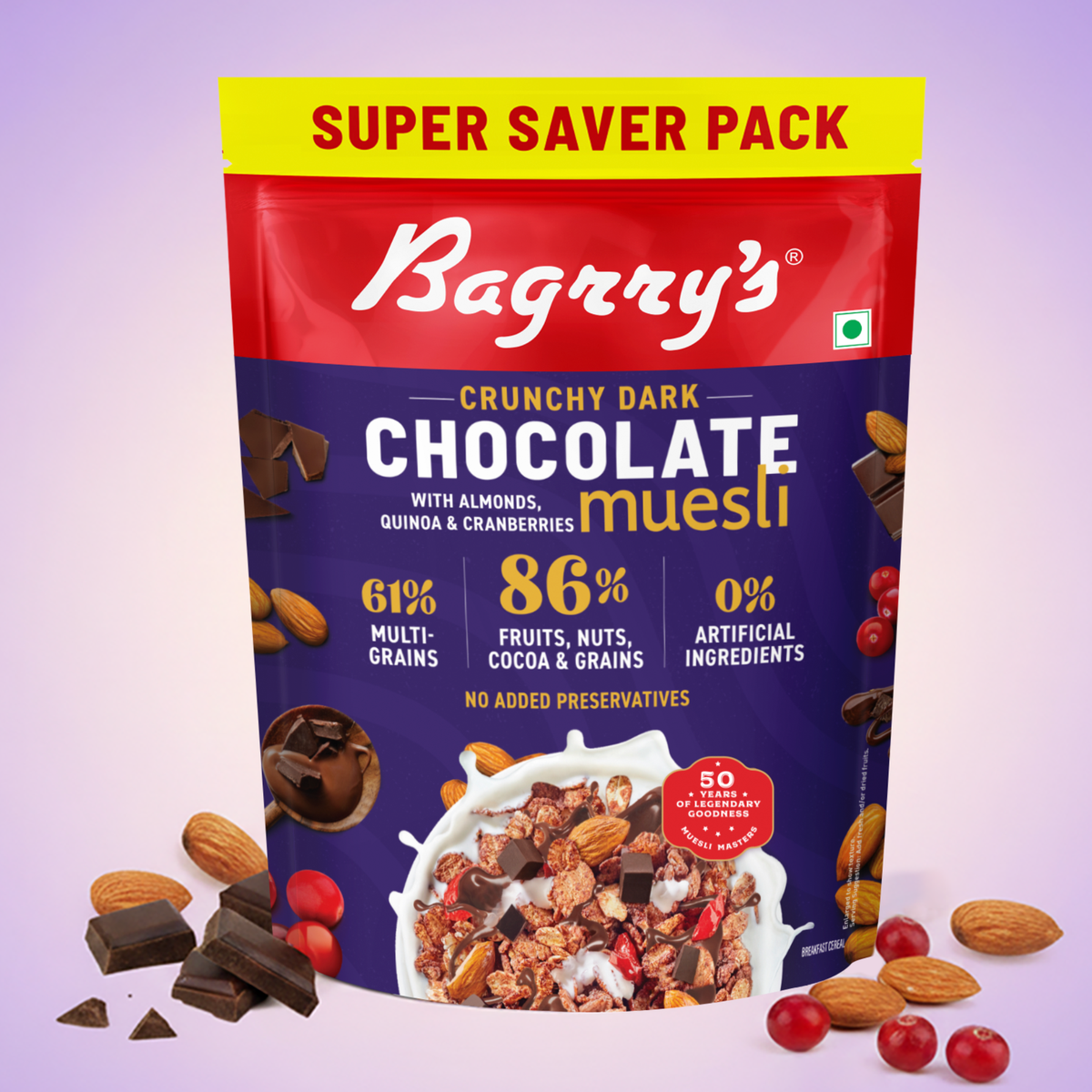 Chocolate Muesli – Chocolate, Cranberries, Quinoa