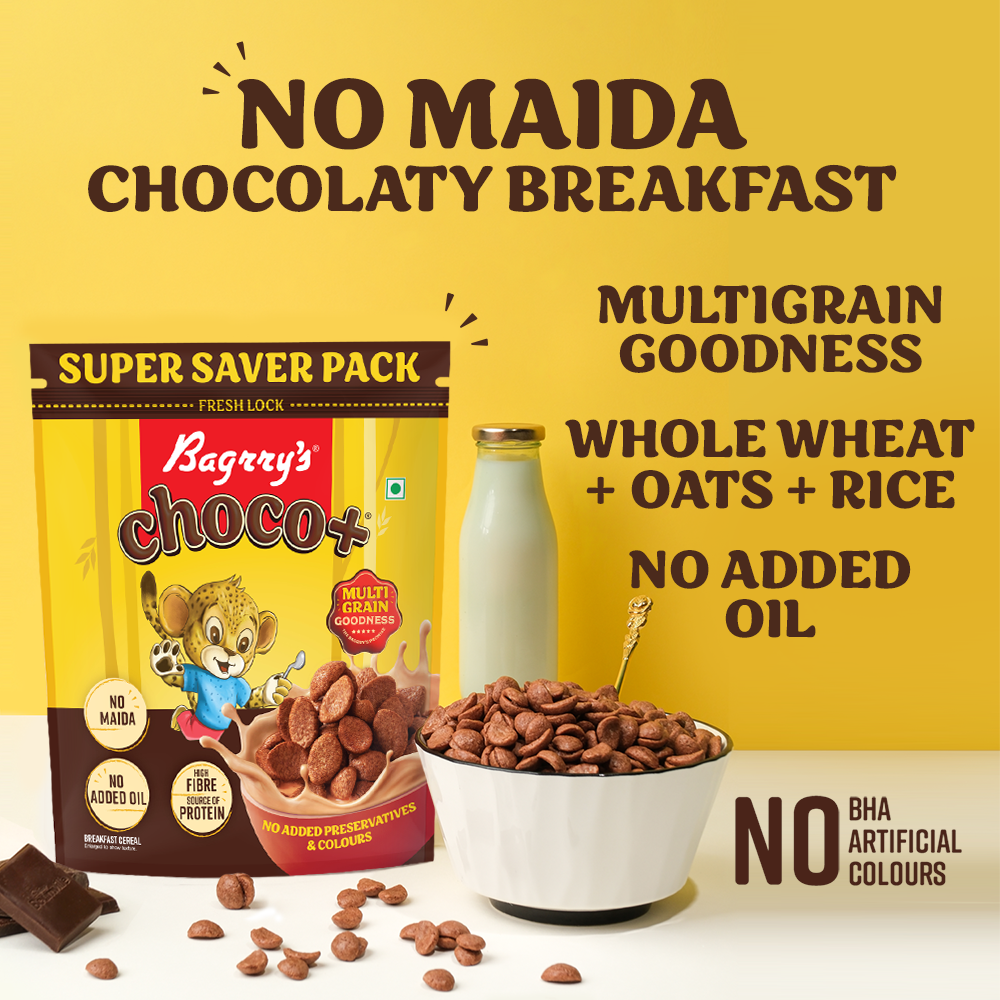 Choco+ with 3 Great Grains (Oats, Whole Wheat, Rice)