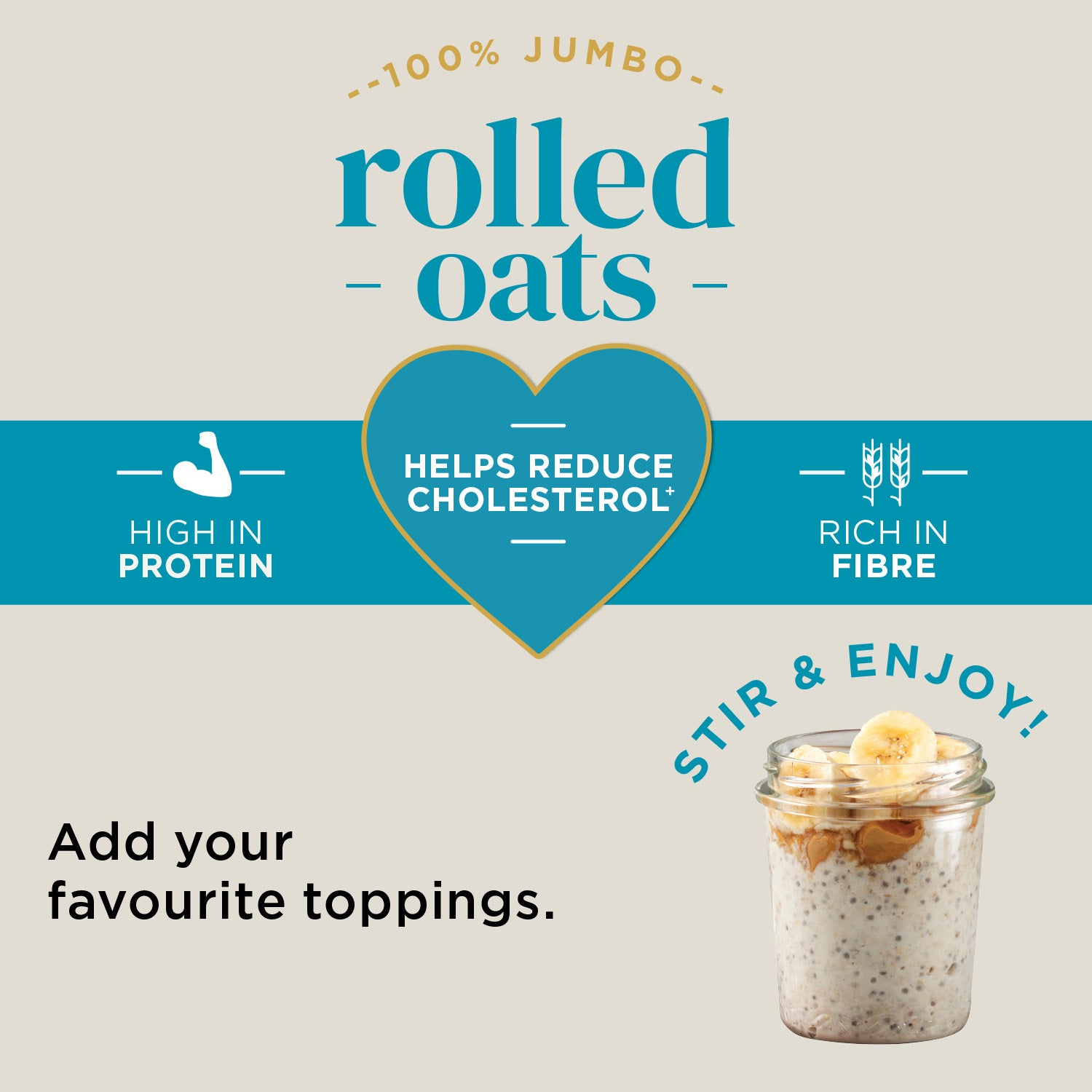 Rolled Oats - 100% Jumbo