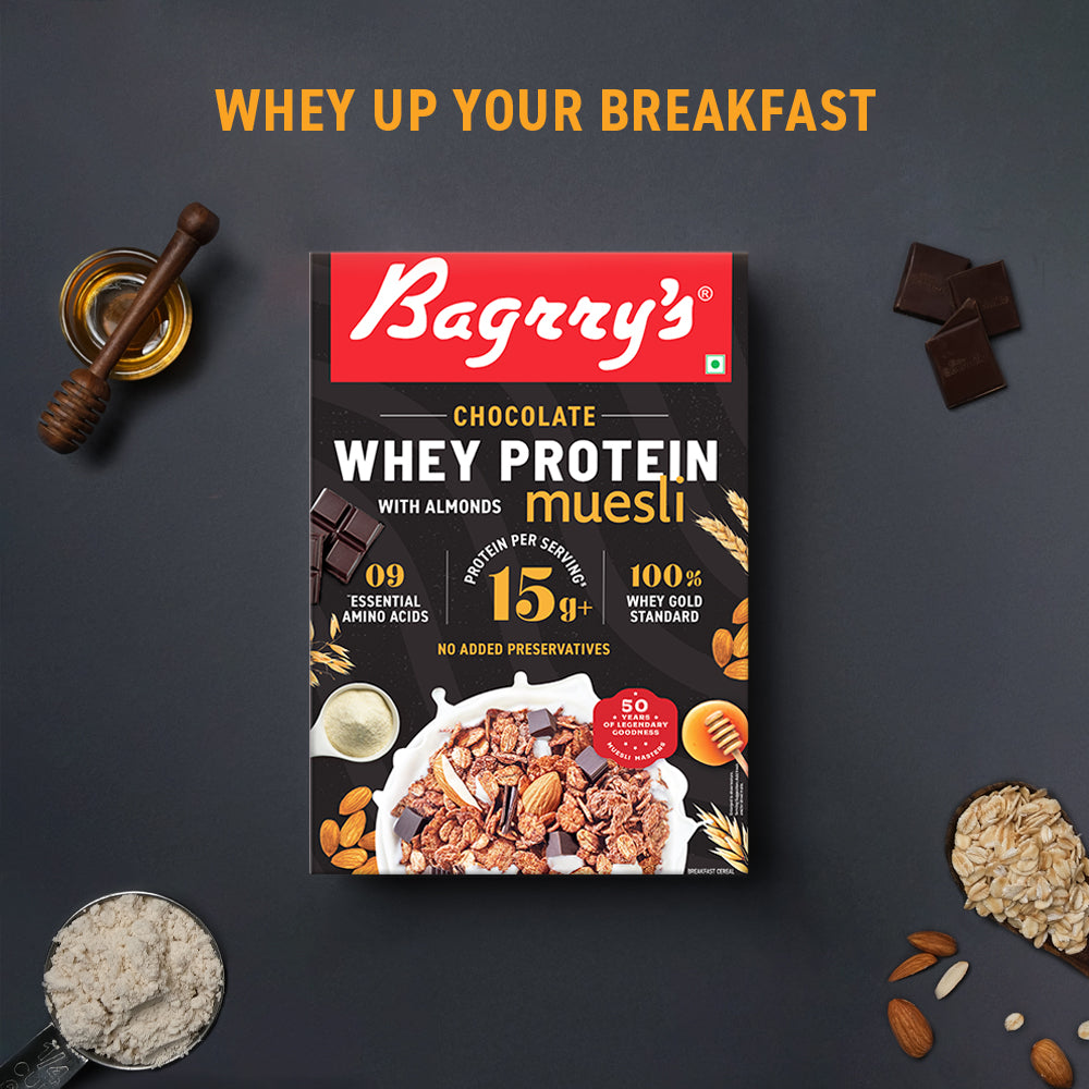 Whey Protein Muesli - Chocolate, Almonds