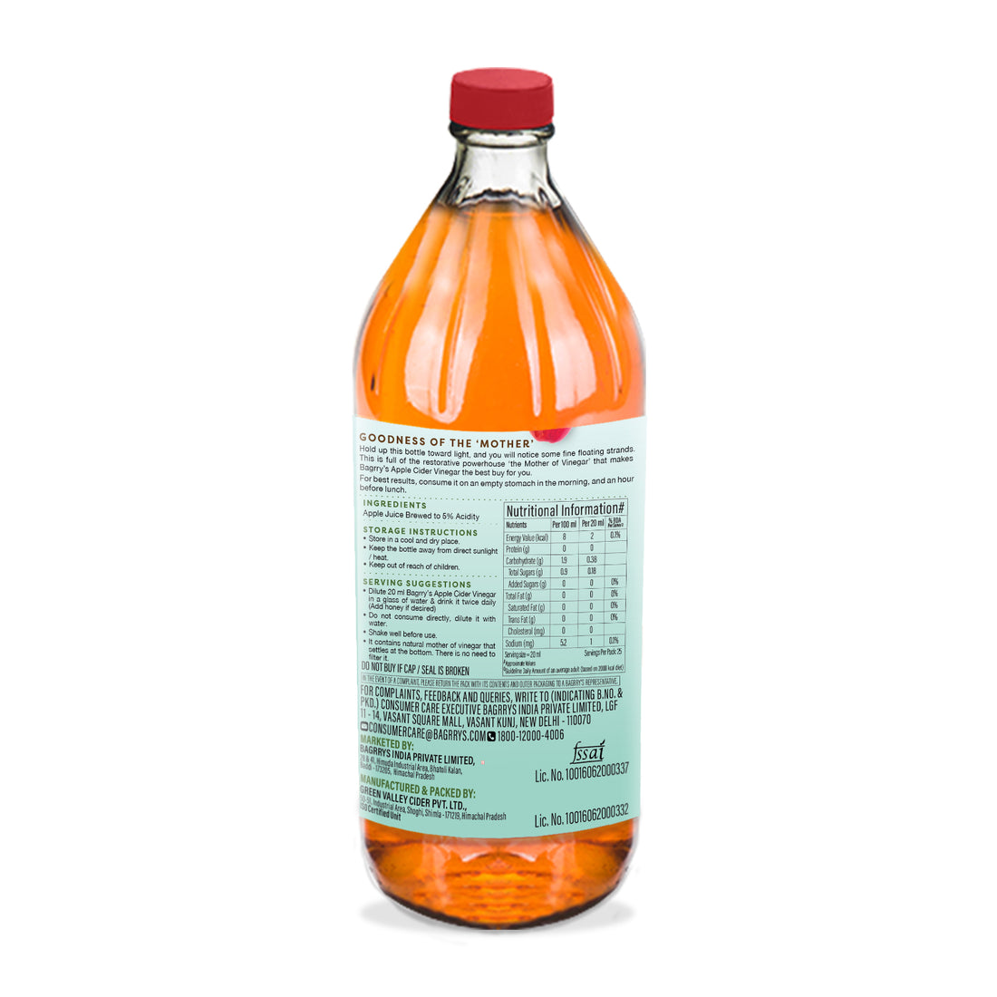 Apple Cider Vinegar, 500ml