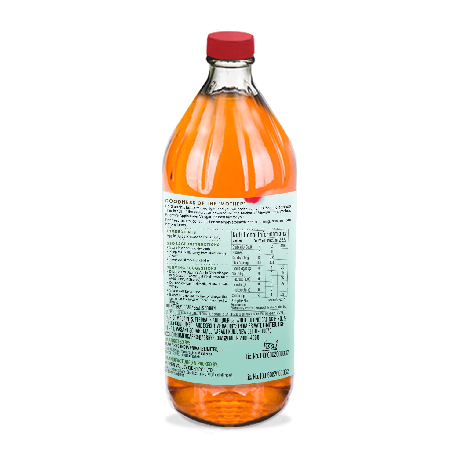 Apple Cider Vinegar, 500ml