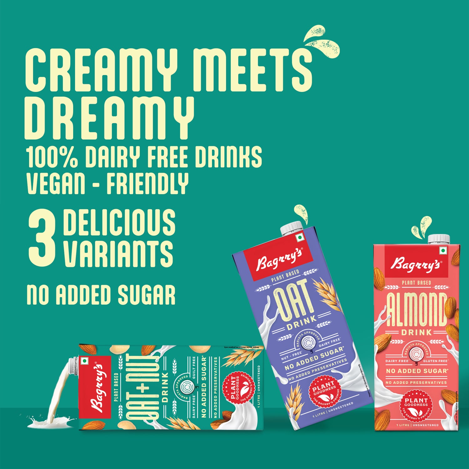 Oat &amp; Nut Drink 1L- Plant Based