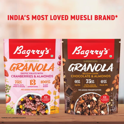 Granola - Belgian Dark Chocolate &amp; Almonds, 400g