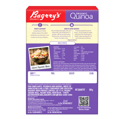 Organic Quinoa - Gluten Free, 500g