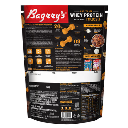Whey Protein Muesli - Chocolate, Almonds