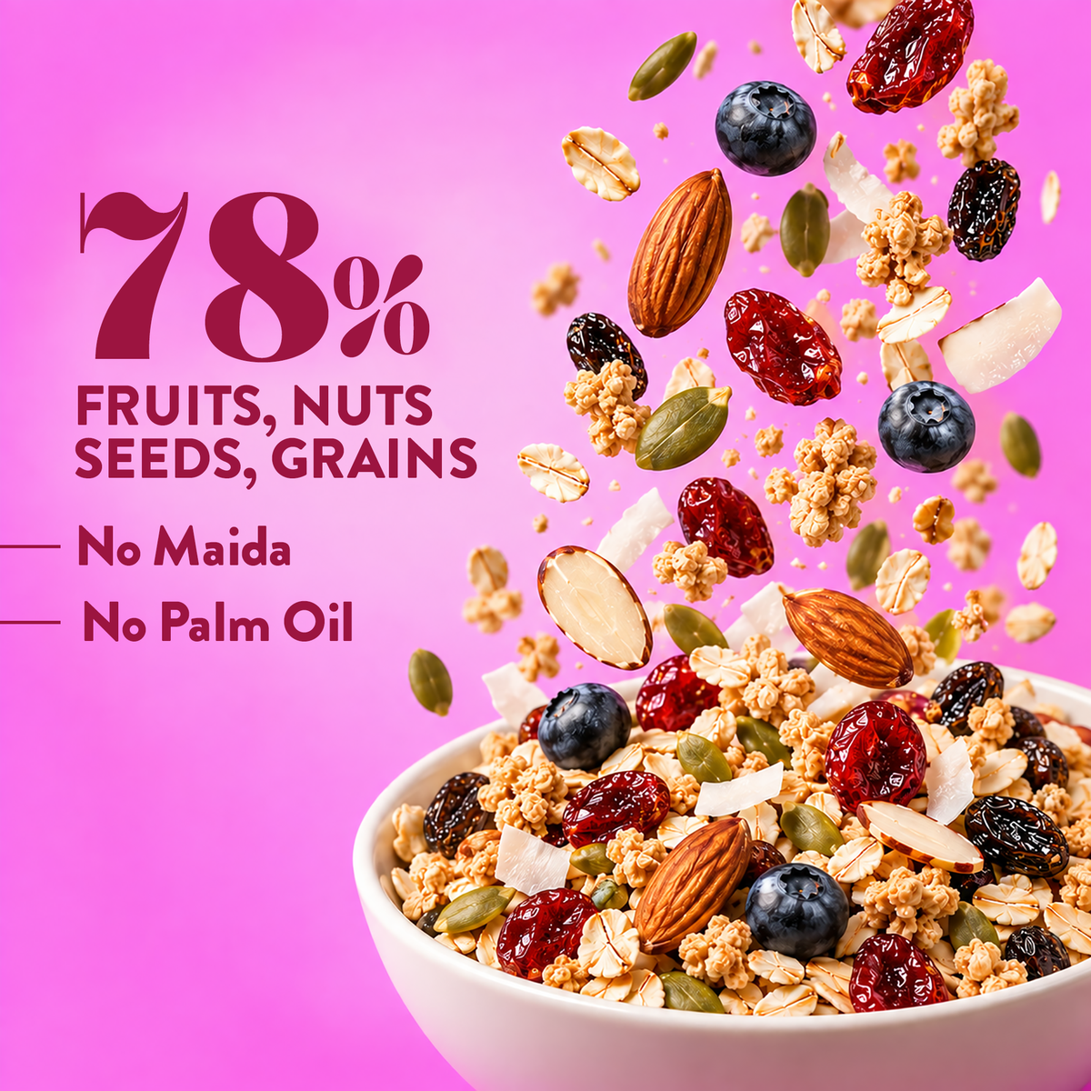 Exotic Fruits Granola - 13 Superfoods, 400g