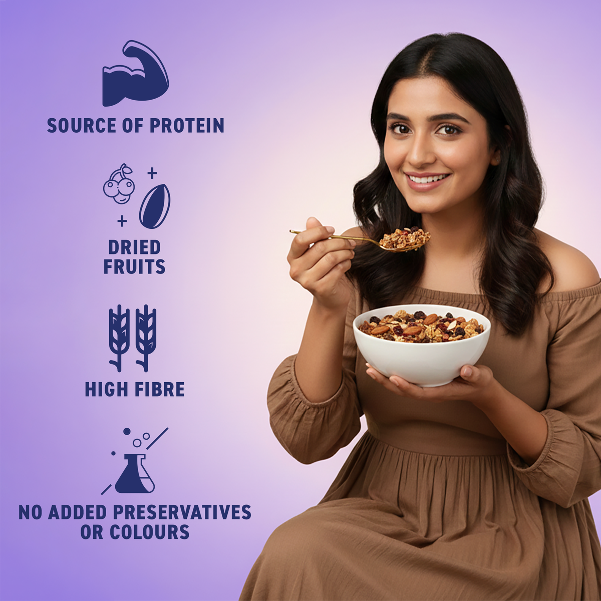 Chocolate Muesli – Chocolate, Cranberries, Quinoa