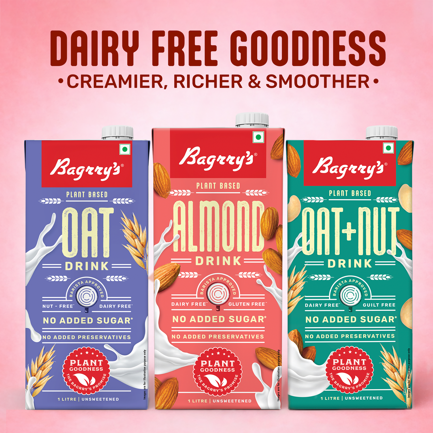 Almond Drink 1L- Plant Based, Gluten Free