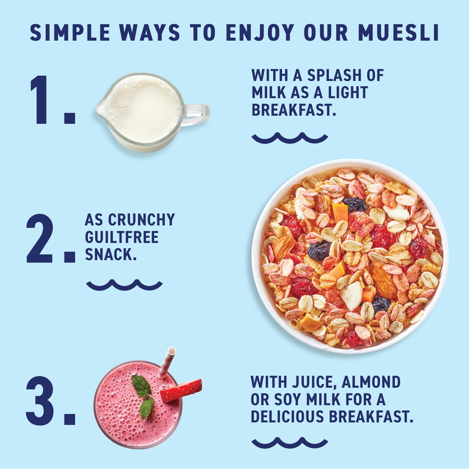 No Added Sugar Muesli- Fruits, Nuts &amp; Seeds