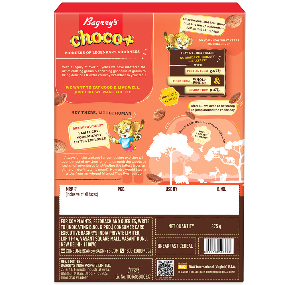 Choco+ with 3 Great Grains (Oats, Whole Wheat, Rice)