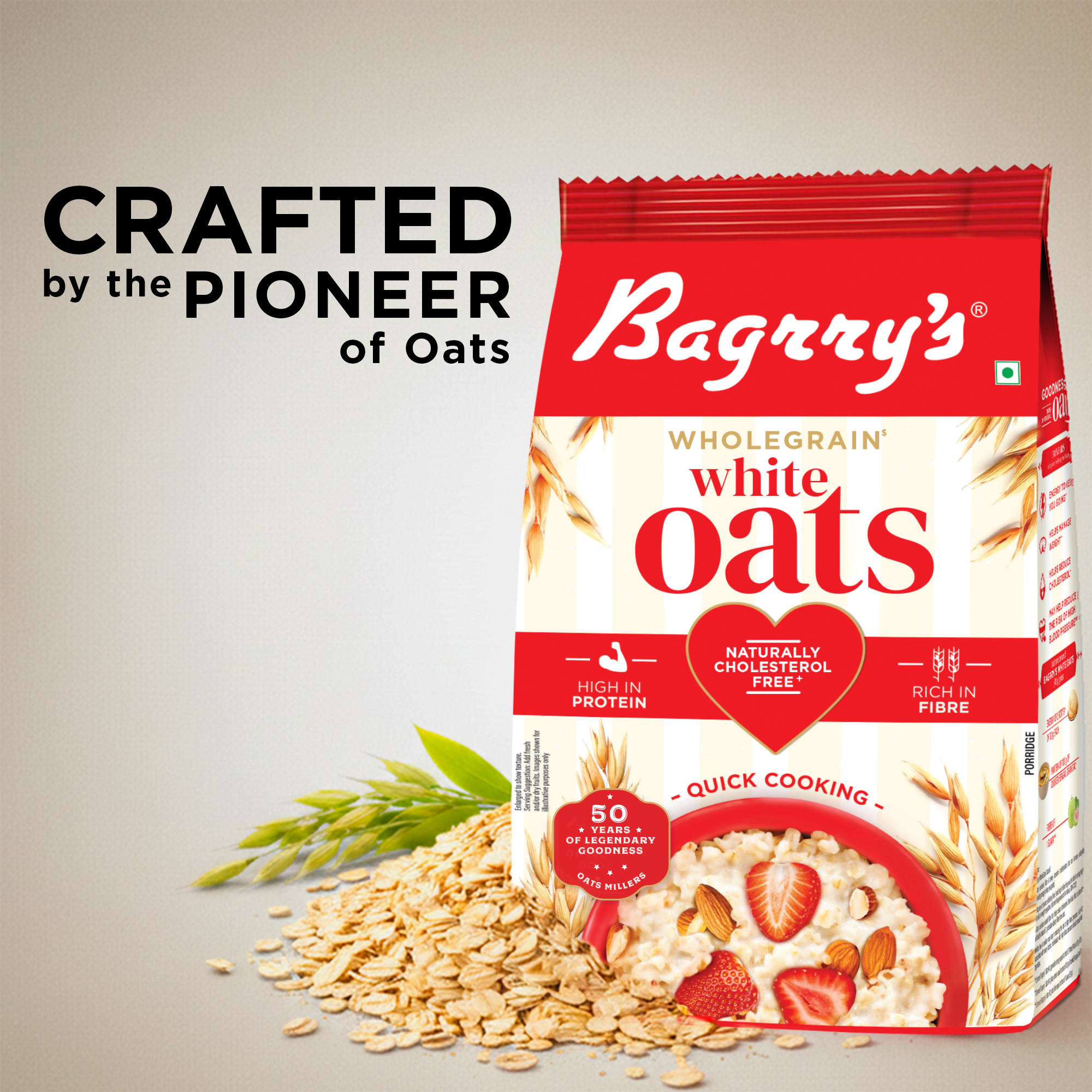 White Oats - Made from Premium Steel Cut Oats