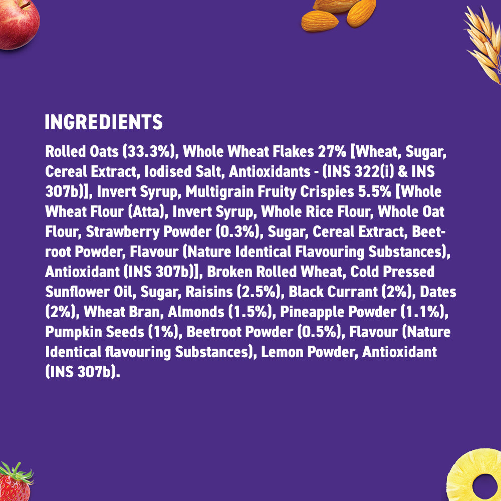 Fruit &amp; Fibre Muesli Mixed Fruit with Almonds &amp; Raisins