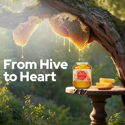 Organic Honey - Raw &amp; Natural, 500g