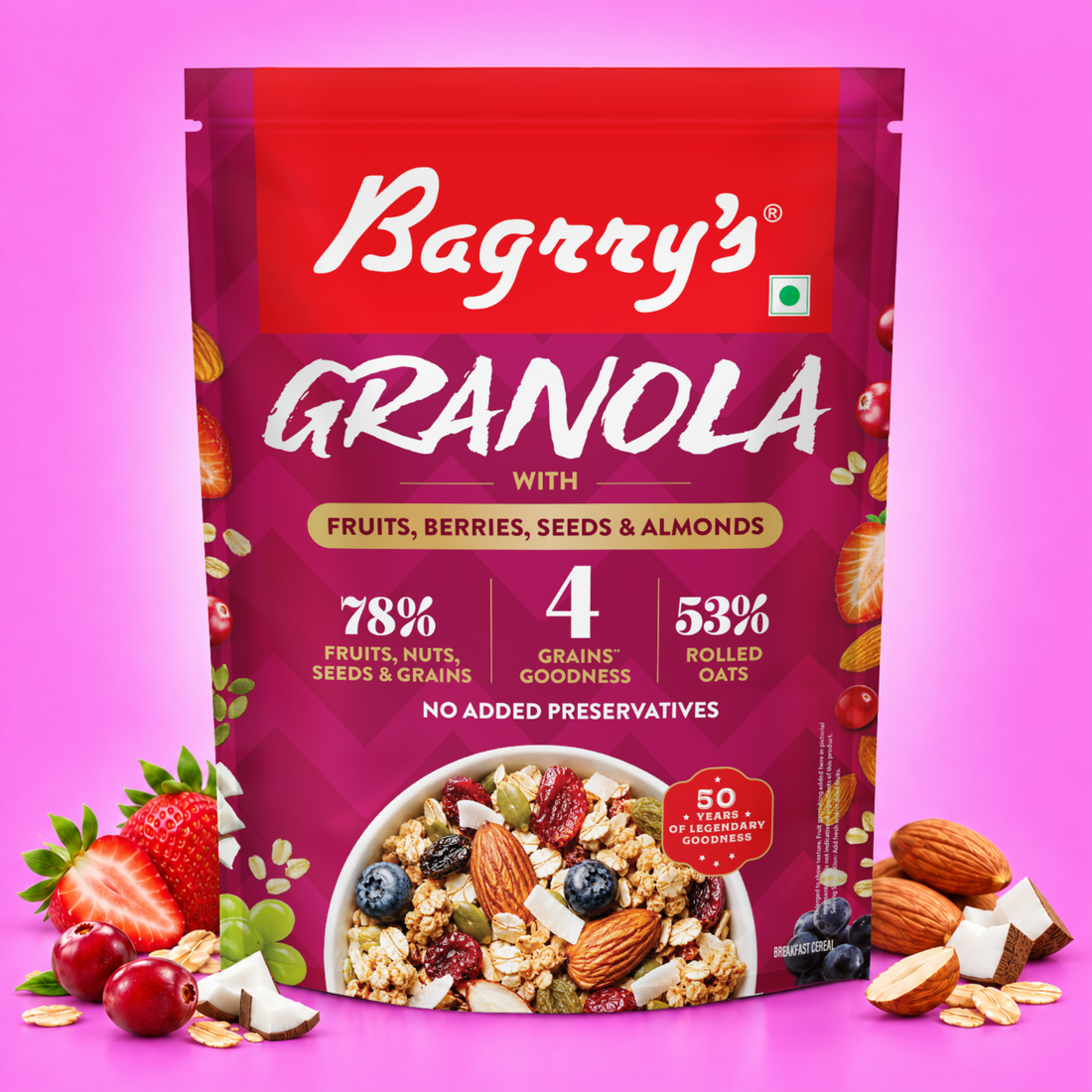Exotic Fruits Granola - 13 Superfoods, 400g