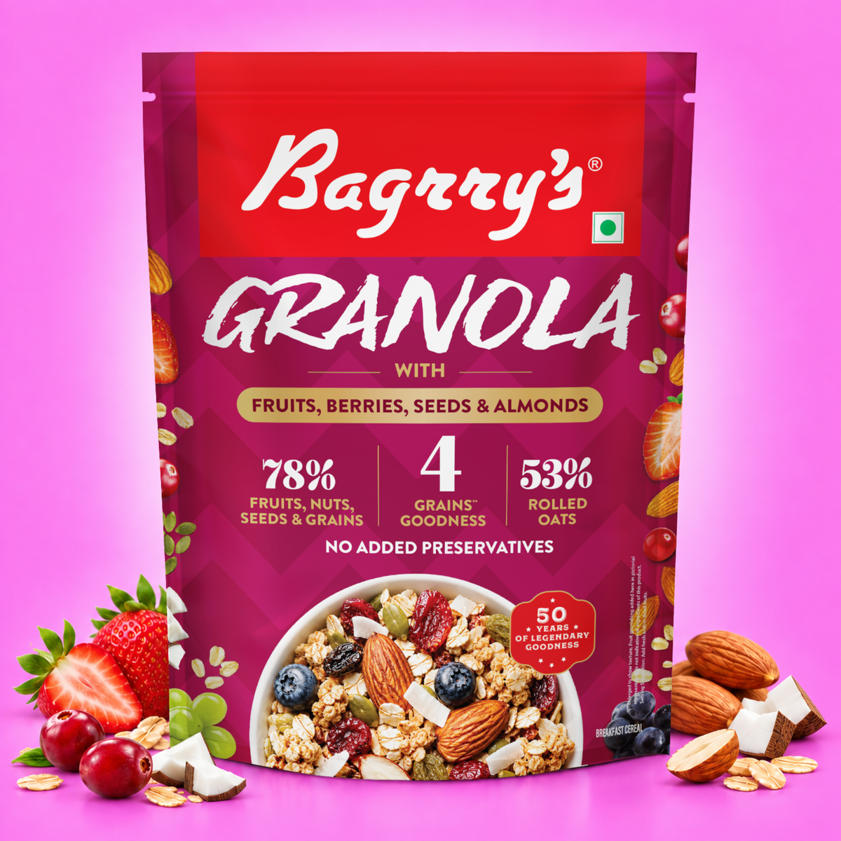 Exotic Fruits Granola - 13 Superfoods, 400g