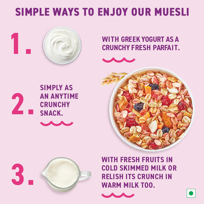 Crunchy Muesli Fruit &amp; Nut with Cranberries