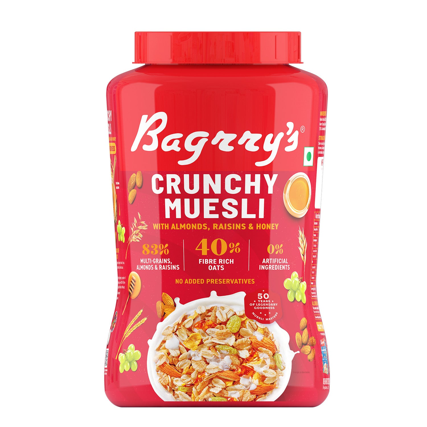Crunchy Muesli - Almonds, Raisins &amp; Honey