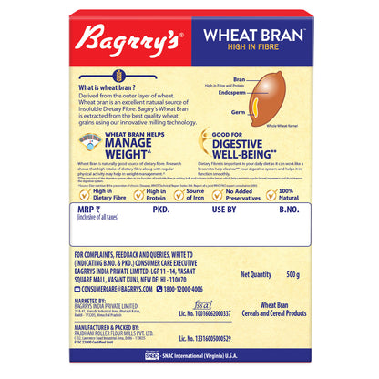 Wheat Bran - High in Fibre