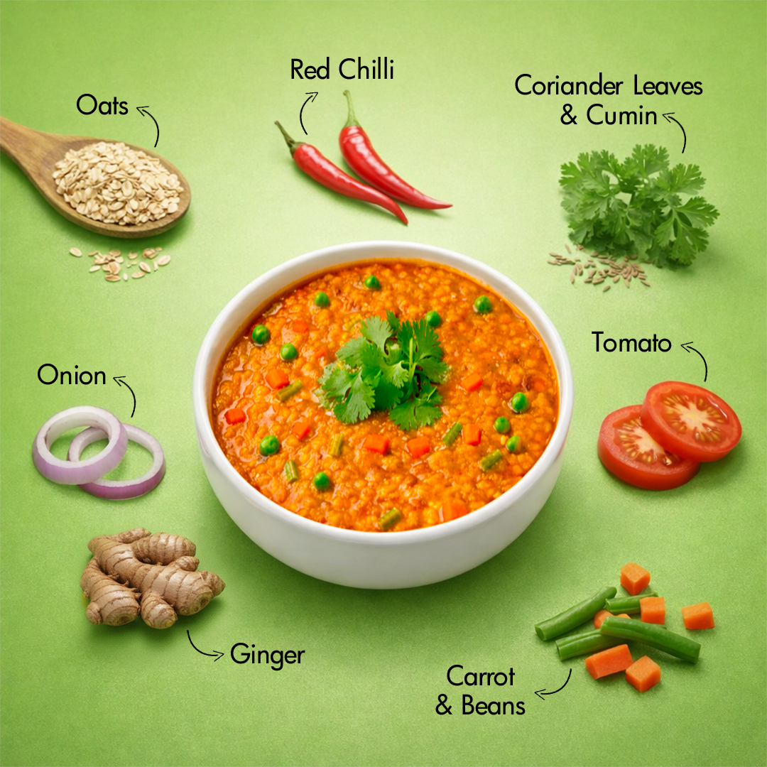 Masala Oats- Tangy Tomato
