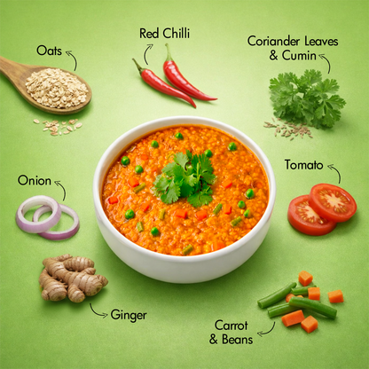 Masala Oats- Tangy Tomato