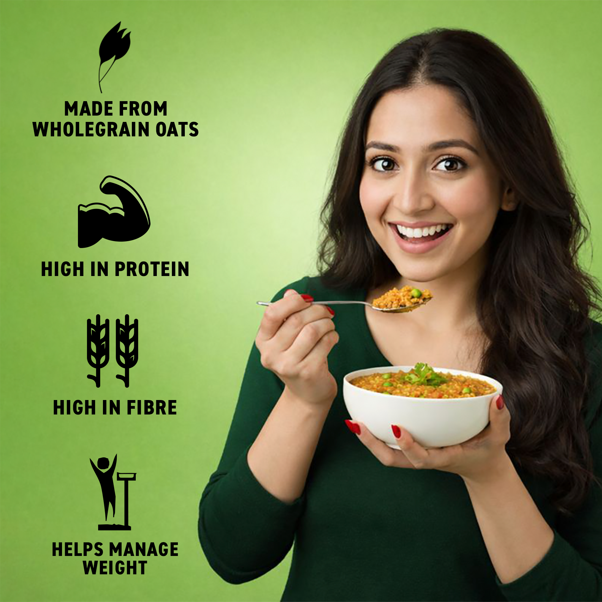 Masala Oats- Tangy Tomato