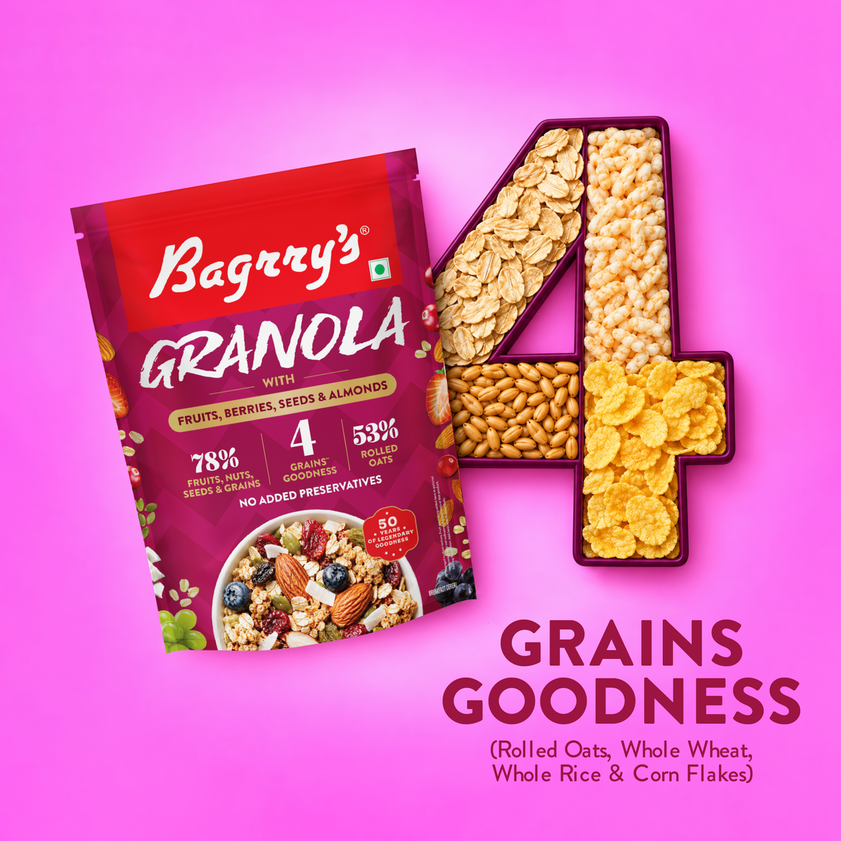 Exotic Fruits Granola - 13 Superfoods, 400g