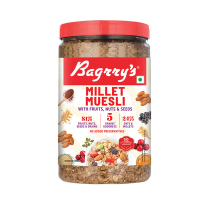 Millet Muesli with Fruits, Nuts &amp; Seeds