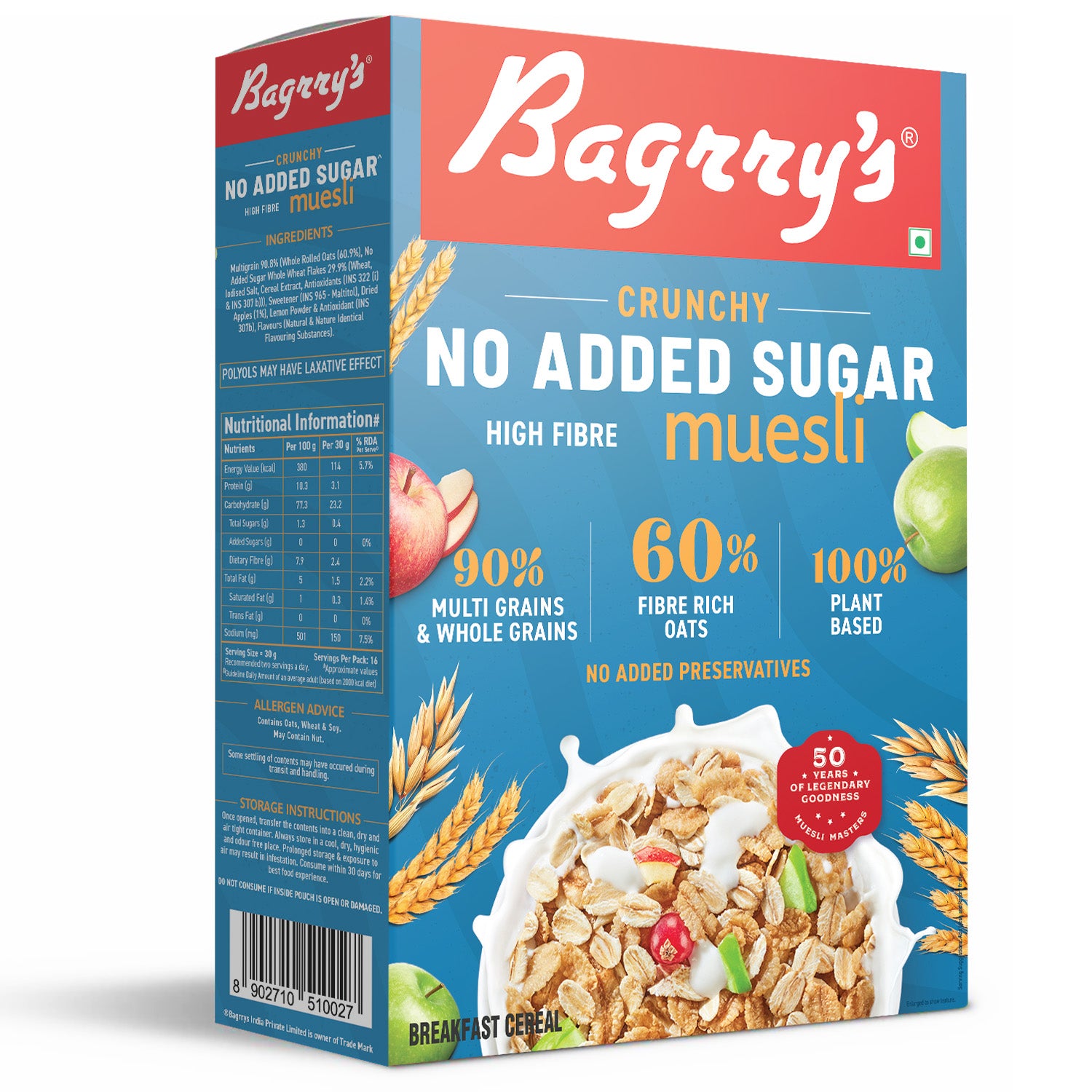 No Added Sugar Muesli