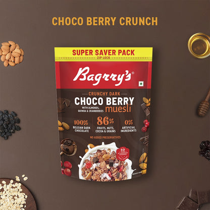 Choco Berry Muesli - Chocolate, Cranberries, Quinoa