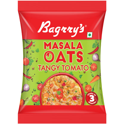 Tangy Tomato Masala Oats - 3 Mins Recipe