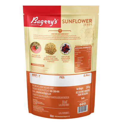 Sunflower Seeds - 100% Vegan, Gluten Free